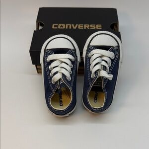 Converse Chuck Taylor All Star Low-Top Sneaker - Baby / Toddler Size 3 Navy
